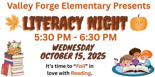 🍁 🎃Family Literacy Night!🎃🍁